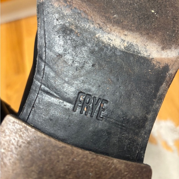 FRYE Women’s Black Leather Knee-High Boots - Picture 6 of 7